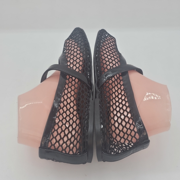 Tony Bianco Mesh Mia Mary Jane Flats Black Women’s Size 9 - Picture 9 of 13